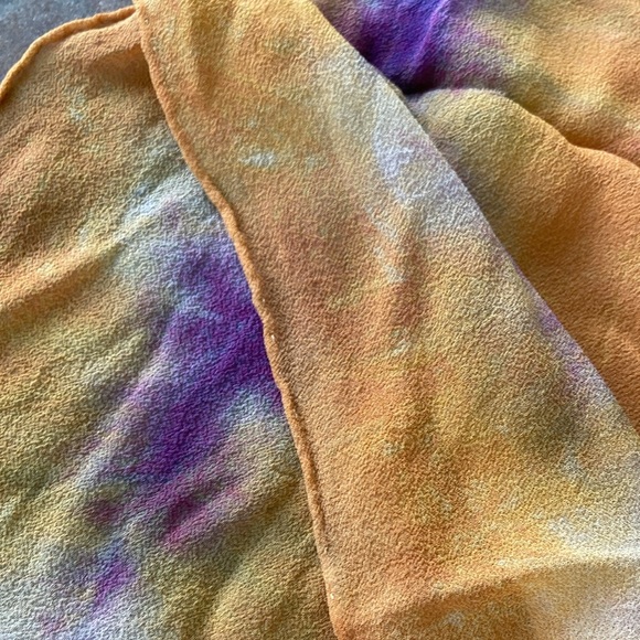 ***Bundle Me for Free  Add-on
Hand dyed Silk Crepe Scarf - Picture 5 of 5
